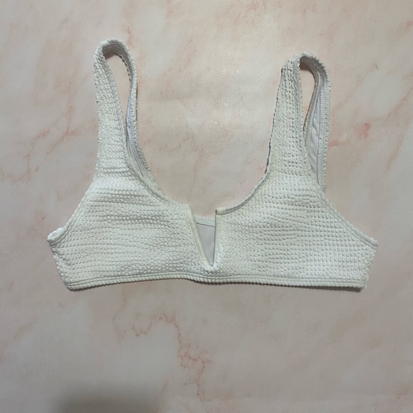 White Ribbed Bikini - Picture 10 of 14